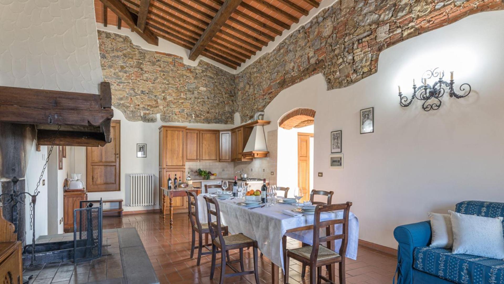 Casale La Valle Pergine Valdarno Kamer foto